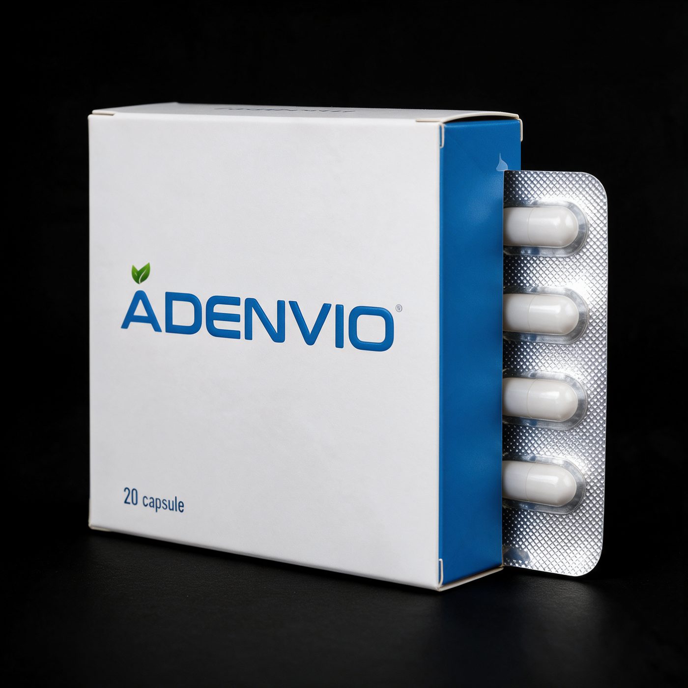 Confezione Adenvio, integratore alimentare, 20 capsule